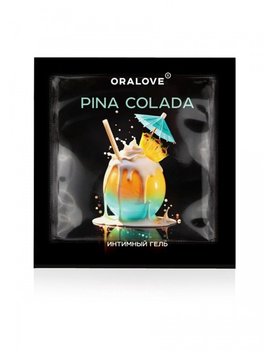 Саше съедобной оральной смазки OraLove с ароматом пина колада - 3 гр. - Биоритм - купить с доставкой в Южно-Сахалинске