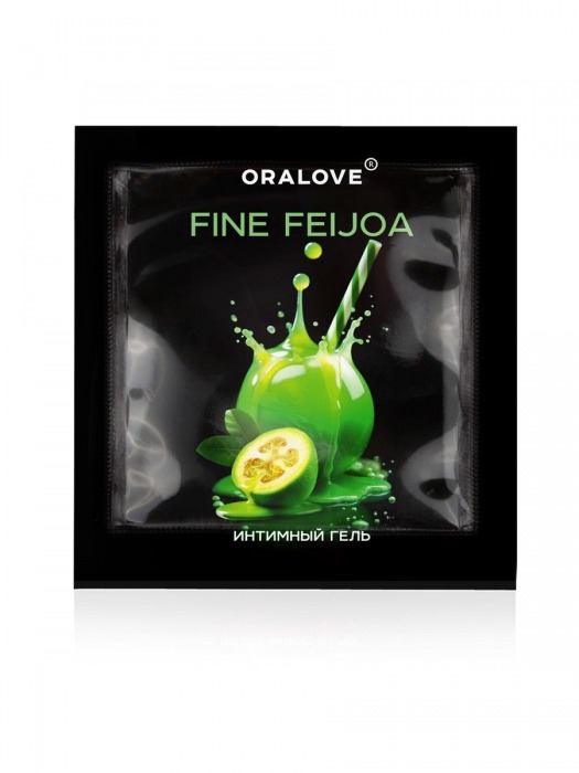 Саше съедобной оральной смазки OraLove с ароматом фейхоа - 3 гр. - Биоритм - купить с доставкой в Южно-Сахалинске