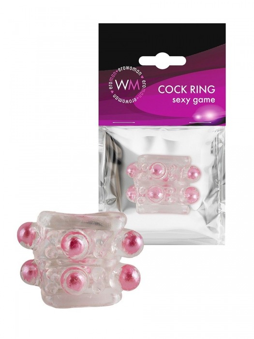 Прозрачная насадка на пенис с цветными шариками - Erowoman-Eroman - в Южно-Сахалинске купить с доставкой