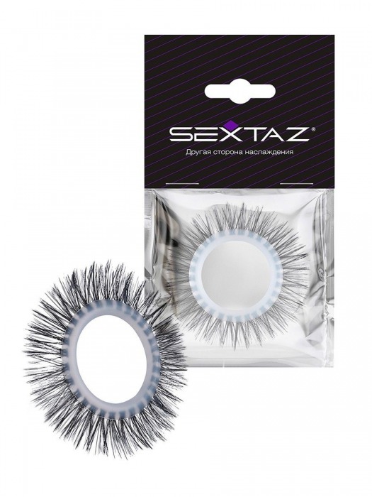 Круглое эрекционное кольцо с длинными «ресничками» - Sextaz - в Южно-Сахалинске купить с доставкой
