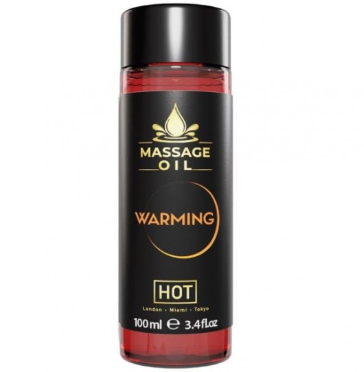 Массажное масло с согревающим эффектом Massage Oil Warming - 100 мл. - HOT - купить с доставкой в Южно-Сахалинске