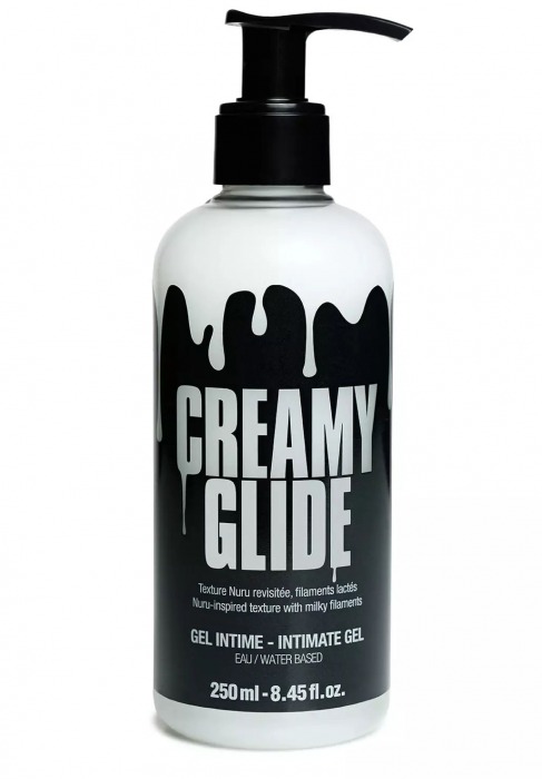Лубрикант на водной основе Creamy Glide с консистенцией спермы - 250 мл. - Strap-on-me - купить с доставкой в Южно-Сахалинске