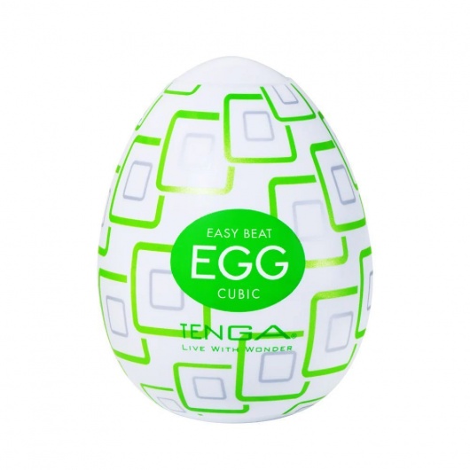 Мастурбатор-яйцо Tenga Egg Cubic - Tenga - в Южно-Сахалинске купить с доставкой