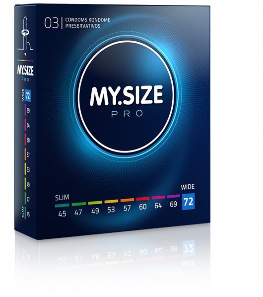 Презервативы MY.SIZE размер 72 - 3 шт. - My.Size - купить с доставкой в Южно-Сахалинске