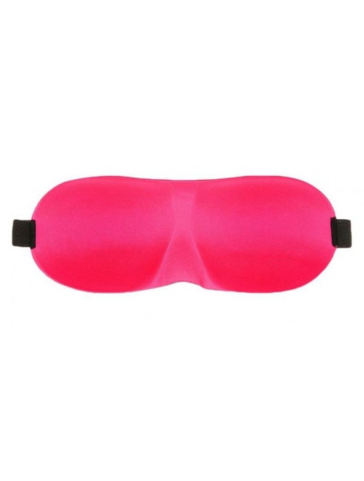 Розовая глухая маска на резинке - Sitabella - купить с доставкой в Южно-Сахалинске