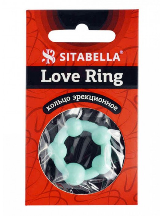 Цветное эрекционное кольцо с 5 бусинами Love Ring - Sitabella - в Южно-Сахалинске купить с доставкой