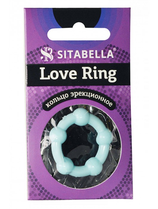 Цветное эрекционное кольцо Love Ring с бусинами - Sitabella - в Южно-Сахалинске купить с доставкой