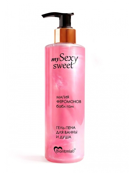 Гель-пена для ванны и душа Sexy Sweet с феромонами и ароматом бабл-гам - 200 мл. -  - Магазин феромонов в Южно-Сахалинске