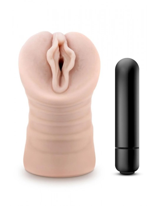 Телесный мастурбатор-вагина Destini - Blush Novelties - в Южно-Сахалинске купить с доставкой