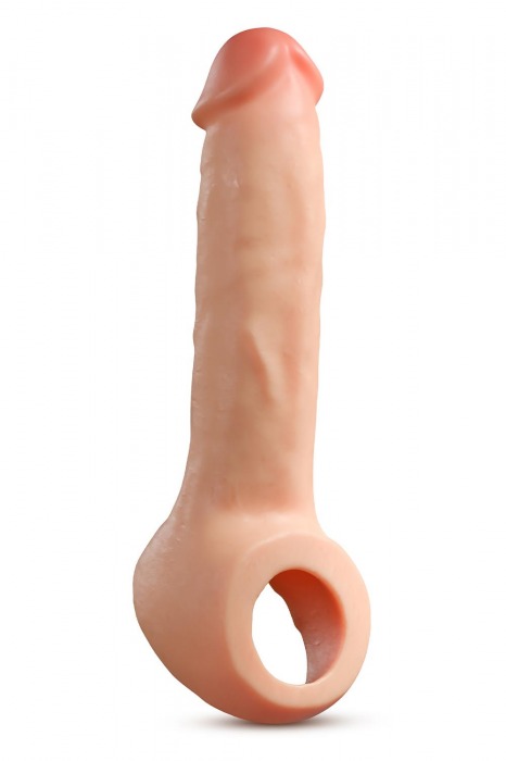 Телесная насадка-удлинитель Thrive 8.75 Inch Realistic Penis Extender Sleeve - 22,2 см. - Blush Novelties - в Южно-Сахалинске купить с доставкой