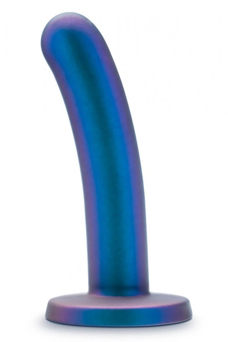 Синяя насадка с гладкой поверхностью Surrender 5.75 Inch Intermediate Pegging Dildo - 14,6 см. - Blush Novelties - купить с доставкой в Южно-Сахалинске