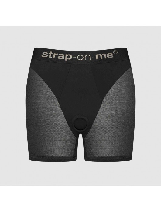 Трусики-шорты для фиксации насадок Strap-on-me Harness Lingerie Halo - size S - Strap-on-me - купить с доставкой в Южно-Сахалинске