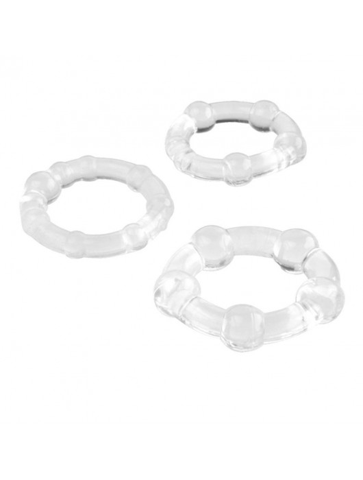 Набор из 3 эрекционных прозрачных колец - Boys of Toys - в Южно-Сахалинске купить с доставкой