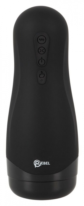 Черный вибромастурбатор с подогревом Masturbator with 3 Functions - Orion - в Южно-Сахалинске купить с доставкой