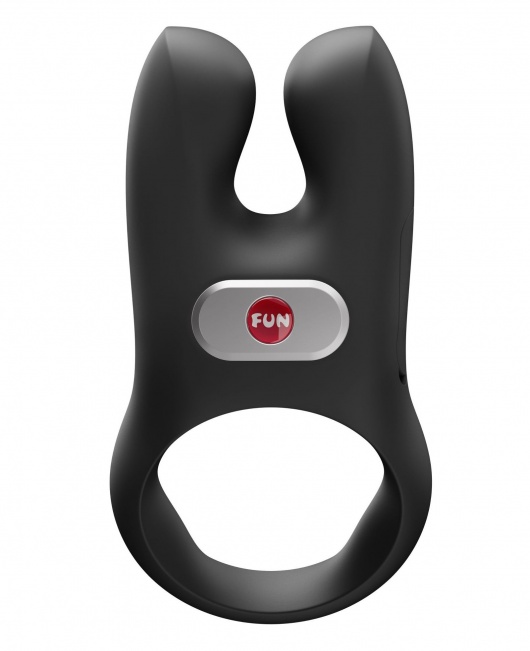 Черное эрекционное виброкольцо Nos - Fun Factory - в Южно-Сахалинске купить с доставкой