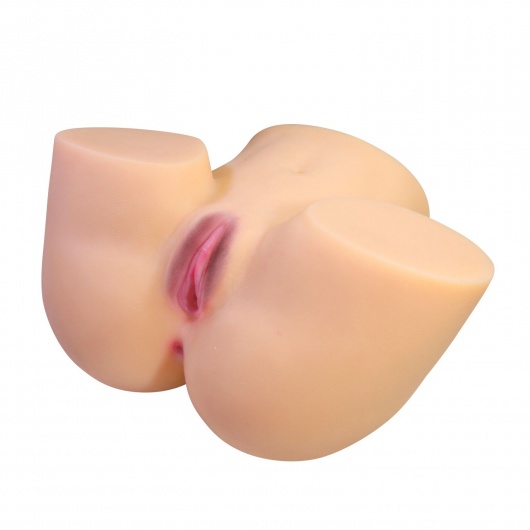 Телесный мастурбатор Liora с 2 любовными тоннелями - Baile - в Южно-Сахалинске купить с доставкой