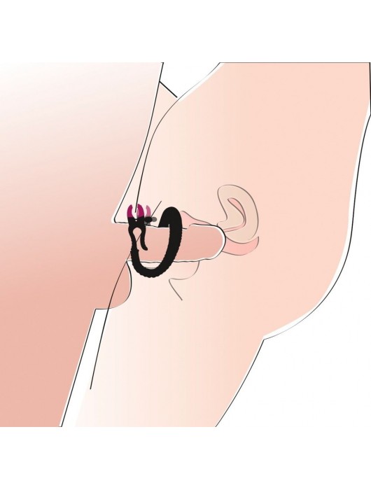 Зажим на половые губы с гибкой перемычкой для G-стимуляции - Orion
