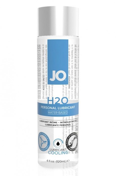 Охлаждающий лубрикант на водной основе JO Personal Lubricant H2O COOLING - 120 мл. - System JO - купить с доставкой в Южно-Сахалинске