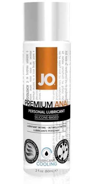 Анальный охлаждающий лубрикант на силиконовой основе JO PREMIUM ANAL COOLING - 60 мл. - System JO - купить с доставкой в Южно-Сахалинске