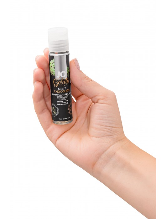 Лубрикант с ароматом мятного шоколада JO GELATO MINT CHOCOLATE - 30 мл. - System JO - купить с доставкой в Южно-Сахалинске
