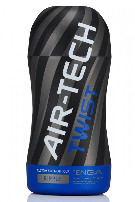 Мастурбатор с регулируемой плотностью обхвата Custom Strength CUP Twist Ripple - Tenga - в Южно-Сахалинске купить с доставкой