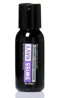 Возбуждающий гель-лубрикант на водной основе Sensual Arousal Lubricant  - 29,5 мл. - Swiss navy - купить с доставкой в Южно-Сахалинске
