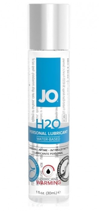 Возбуждающий лубрикант на водной основе JO Personal Lubricant H2O Warming - 30 мл. - System JO - купить с доставкой в Южно-Сахалинске