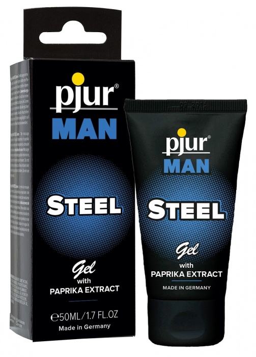 Эрекционный гель для пениса pjur MAN Steel Gel - 50 мл. - Pjur - купить с доставкой в Южно-Сахалинске