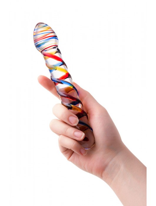 Стеклянный фаллос с гладкой головкой - 25 см. - Sexus