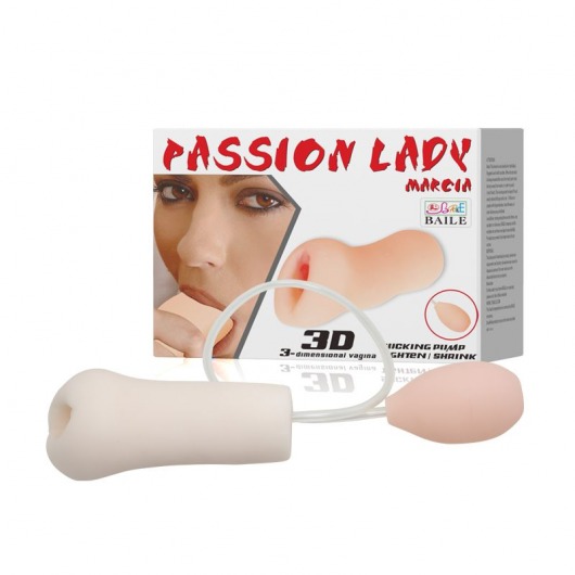 Мастурбатор Passion Lady Marcia с грушей для имитации посасывания - Baile - в Южно-Сахалинске купить с доставкой