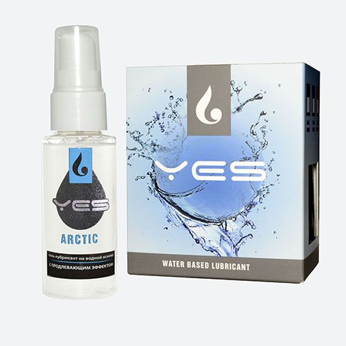 Интимный гель-лубрикант Yes Arctic с продлевающим эффектом - 30 мл. - Sitabella - купить с доставкой в Южно-Сахалинске