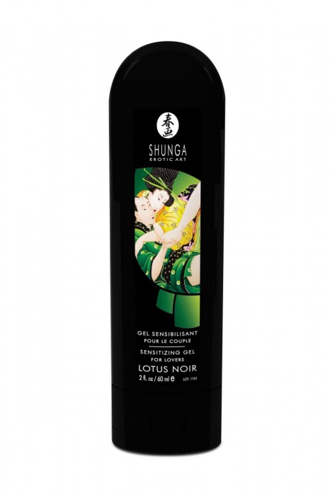 Интимный гель для пар, усиливающий наслаждение, Lotus Noir - 60 мл. - Shunga - купить с доставкой в Южно-Сахалинске