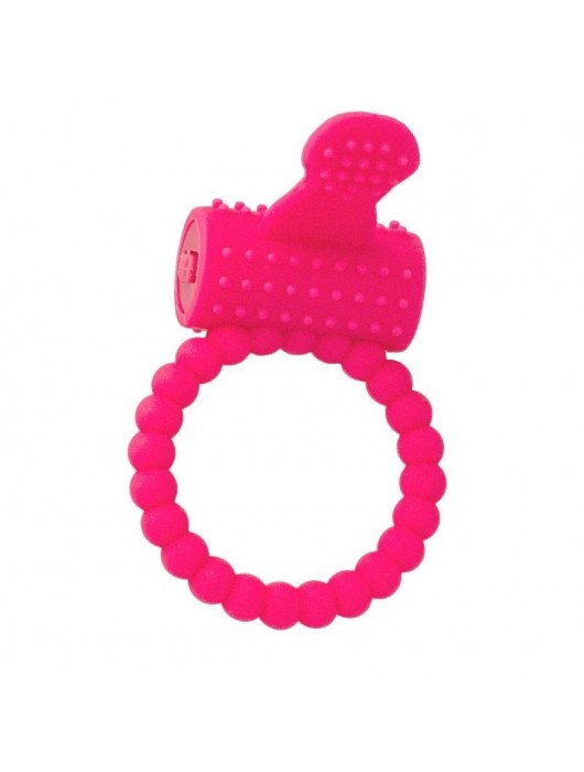Розовое силиконовое виброкольцо A-toys - A-toys - в Южно-Сахалинске купить с доставкой