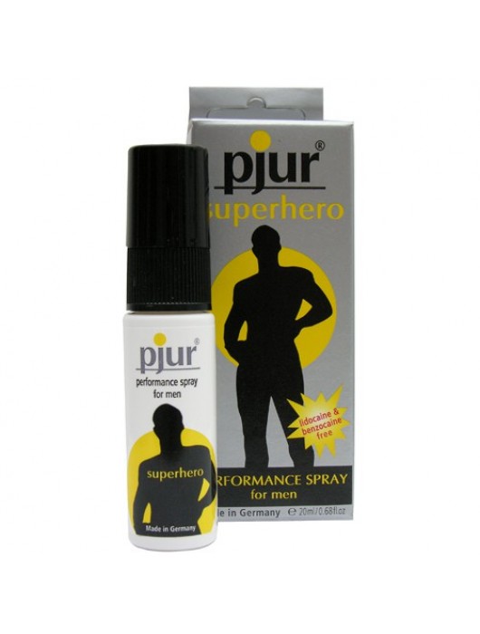 Пролонгирующий мужской спрей pjur SUPERHERO spray - 20 мл. - Pjur - купить с доставкой в Южно-Сахалинске