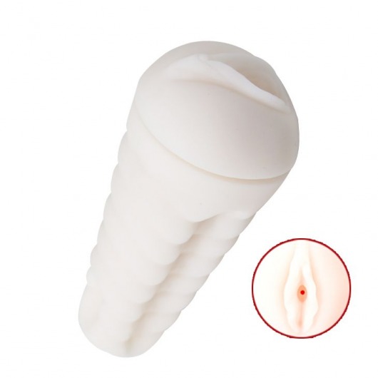 Мастурбатор-вагина Pussy style Kitti в золотистой колбе - Baile - в Южно-Сахалинске купить с доставкой