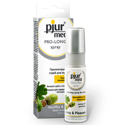 Пролонгирующий спрей с экстрактом дуба и пантенолом pjur MED Pro-long Spray - 20 мл. - Pjur - купить с доставкой в Южно-Сахалинске