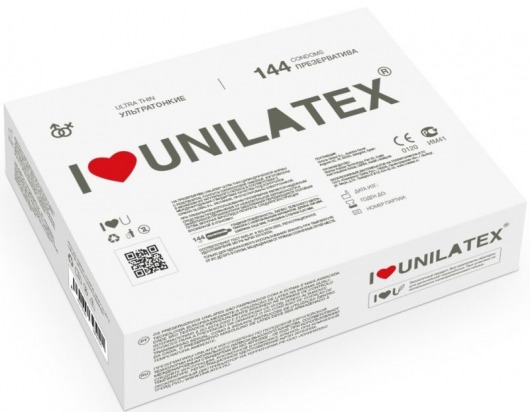 Ультратонкие презервативы Unilatex Ultra Thin - 144 шт. - Unilatex - купить с доставкой в Южно-Сахалинске