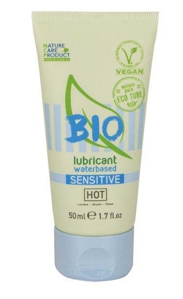 Органический лубрикант для чувствительной кожи Bio Sensitive - 50 мл. - HOT - купить с доставкой в Южно-Сахалинске