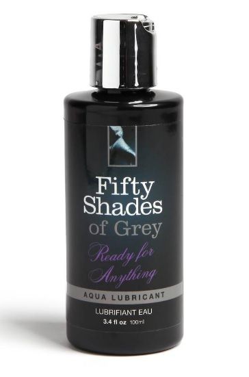 Лубрикант на водной основе Ready for Anything Aqua Lubricant - 100 мл. - Fifty Shades of Grey - купить с доставкой в Южно-Сахалинске