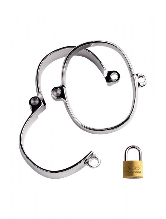 Металлические наручники на замке - ToyFa - купить с доставкой в Южно-Сахалинске