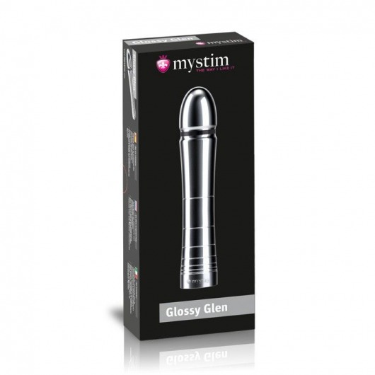 Фаллоимитатор для электростимуляции Glossy Glen Dildo - 14 см. - MyStim - купить с доставкой в Южно-Сахалинске