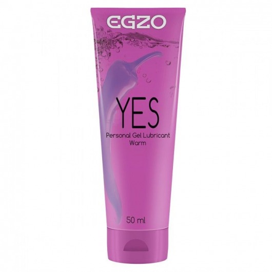 Согревающий лубрикант на водной основе Egzo Yes - 50 мл. - EGZO - купить с доставкой в Южно-Сахалинске