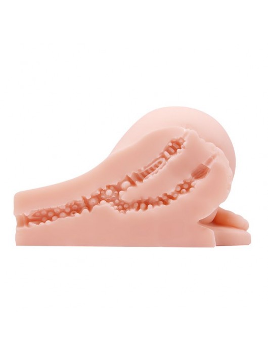 Реалистичная попка с 2 любовными тоннелями и вибрацией - Baile - в Южно-Сахалинске купить с доставкой