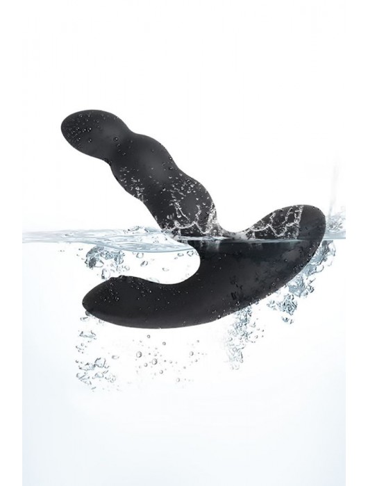 Черный силиконовый стимулятор простаты Levett Nitoc с пультом ДУ - Levett - в Южно-Сахалинске купить с доставкой