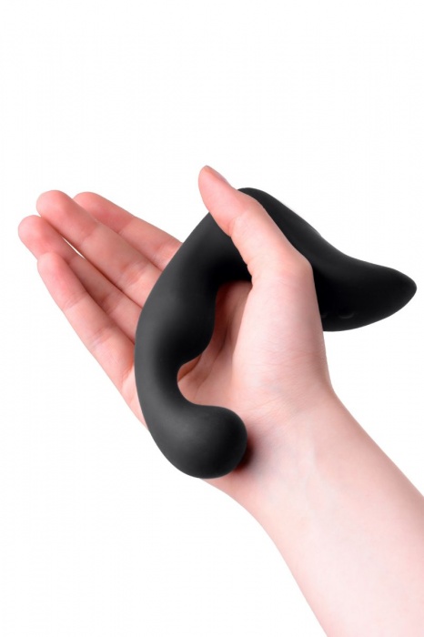 Чёрный изогнутый вибростимулятор простаты Erotist - Erotist Adult Toys - в Южно-Сахалинске купить с доставкой