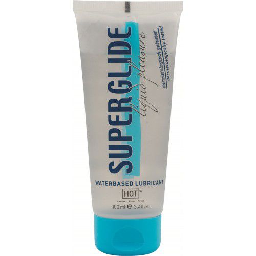 Интимная смазка на водной основе Superglide - 100 мл. - HOT - купить с доставкой в Южно-Сахалинске