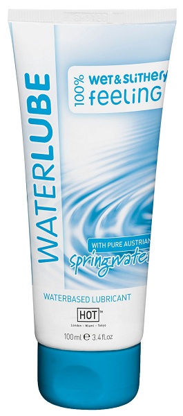 Лубрикант на основе чистой родниковой воды WaterLube - 100 мл. - HOT - купить с доставкой в Южно-Сахалинске