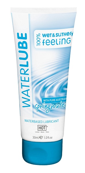 Гель-смазка на основе чистой родниковой воды WaterLube - 30 мл. - HOT - купить с доставкой в Южно-Сахалинске