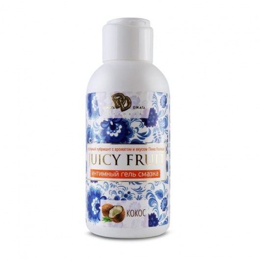 Интимный гель на водной основе JUICY FRUIT с ароматом кокоса - 100 мл. - БиоМед - купить с доставкой в Южно-Сахалинске