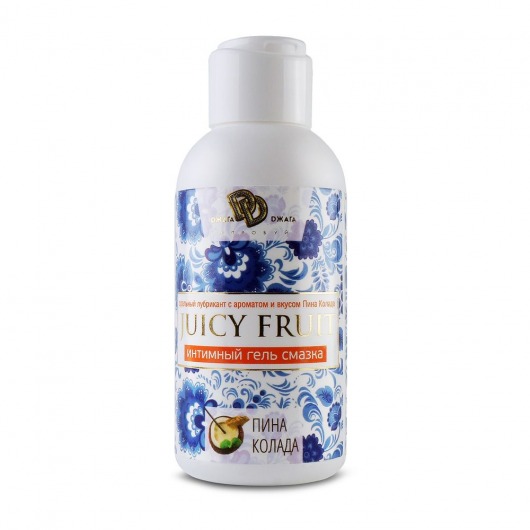 Интимный гель на водной основе JUICY FRUIT с ароматом пина колада - 100 мл. - БиоМед - купить с доставкой в Южно-Сахалинске